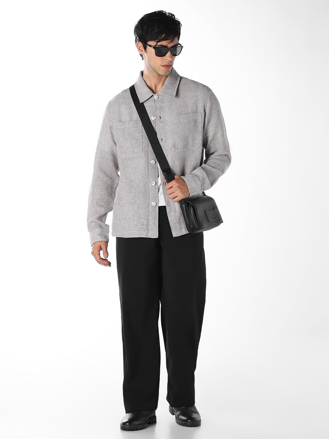 Dobby Cotton Overshirt