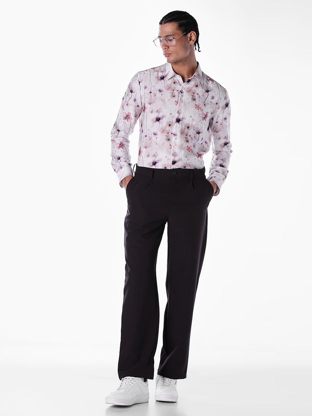 Tencel Blend Floral Shirt