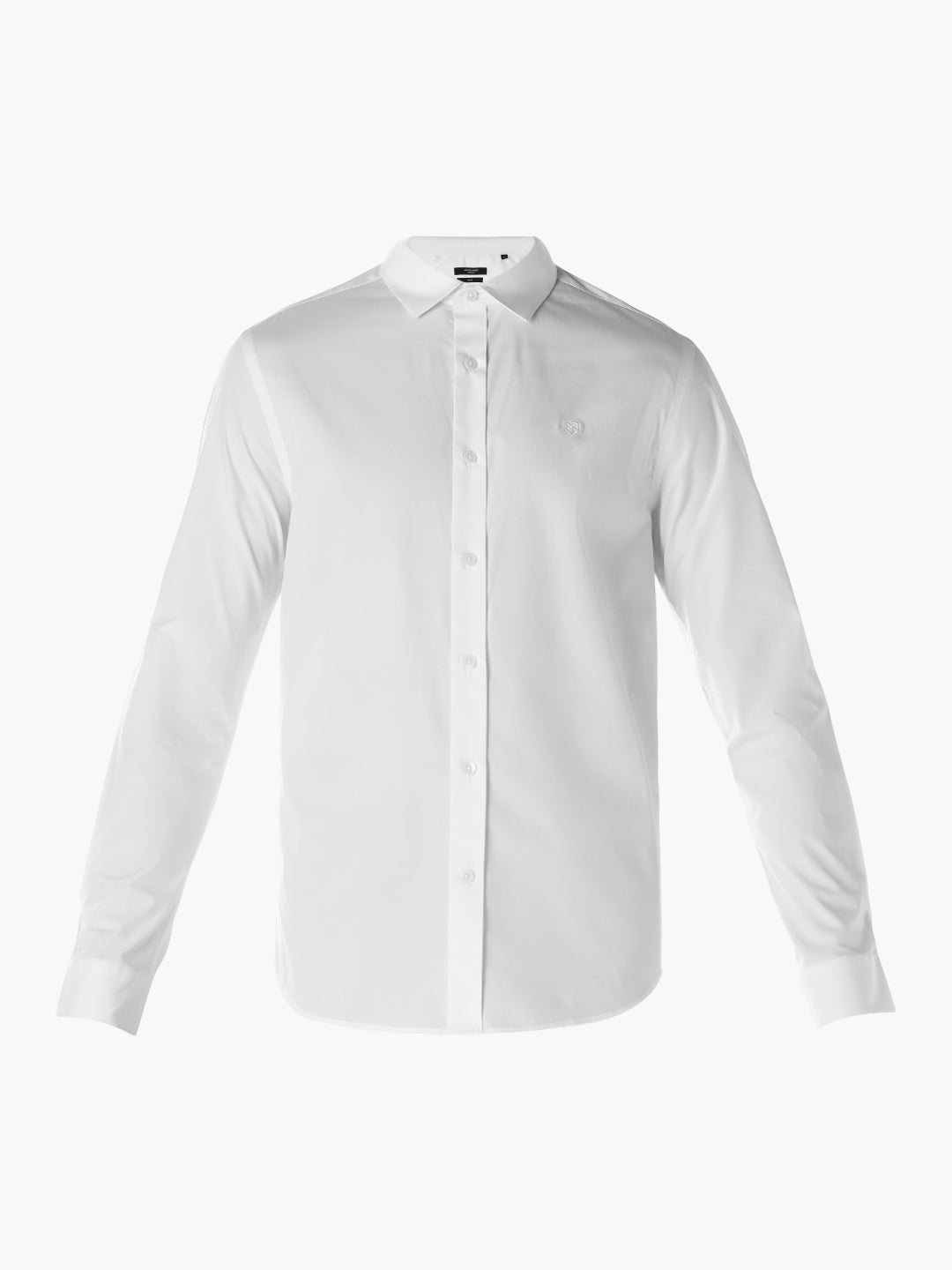 Cotton-Stretch Slim Fit Shirt - White