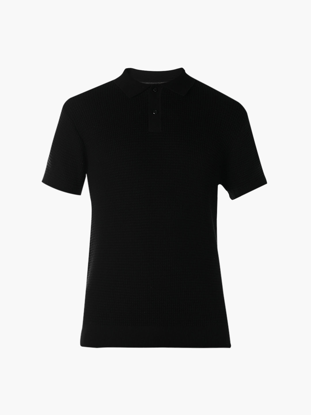 Jacquard Cotton Knit Polo