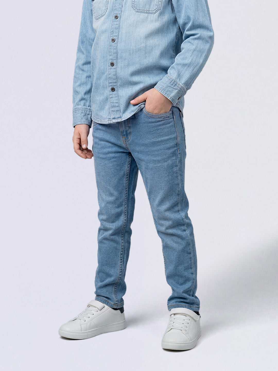 Boys Blue Clark Regular Fit Jeans
