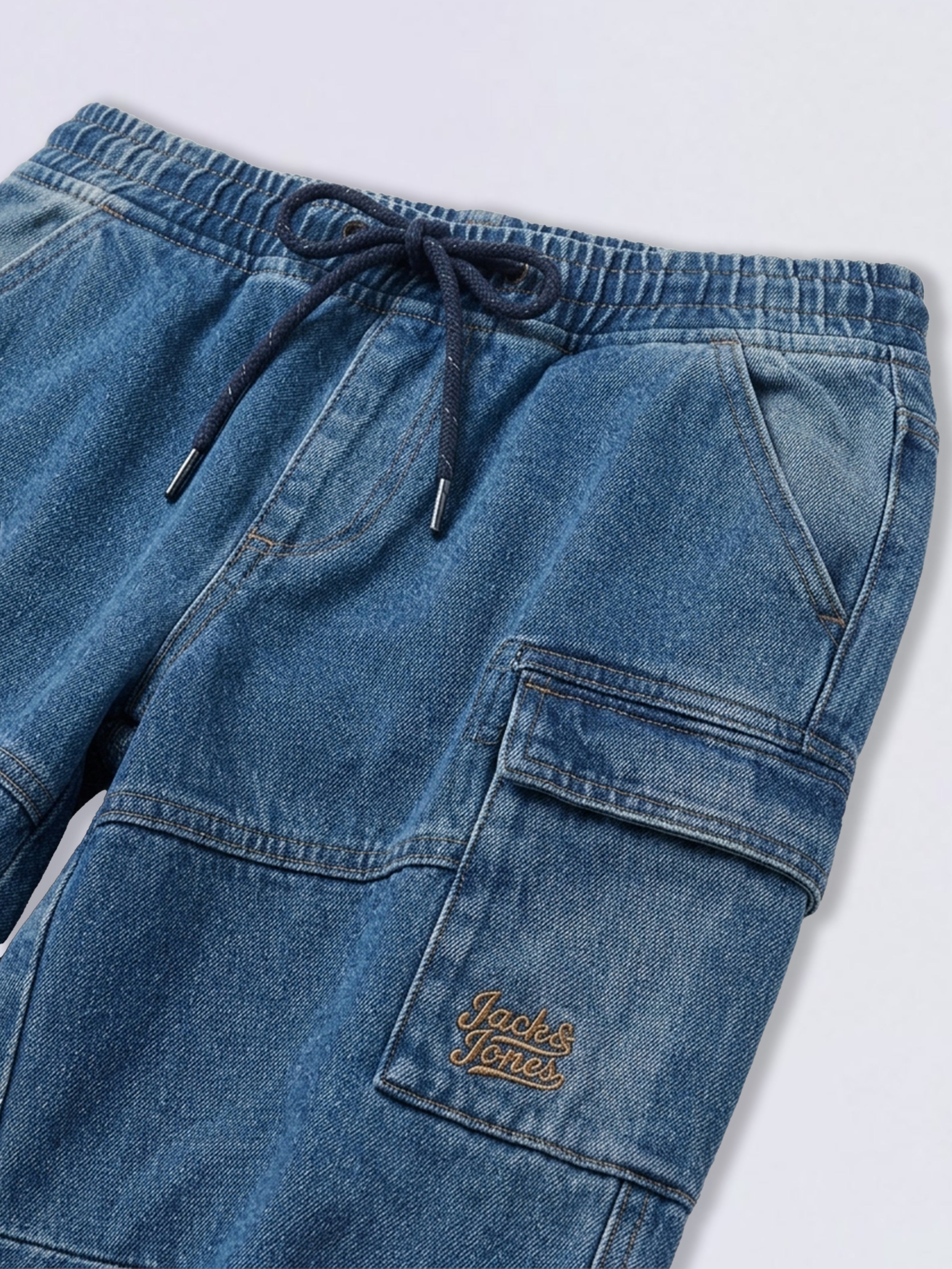 Boys Blue 6 Pocket Regular Fit Jeans