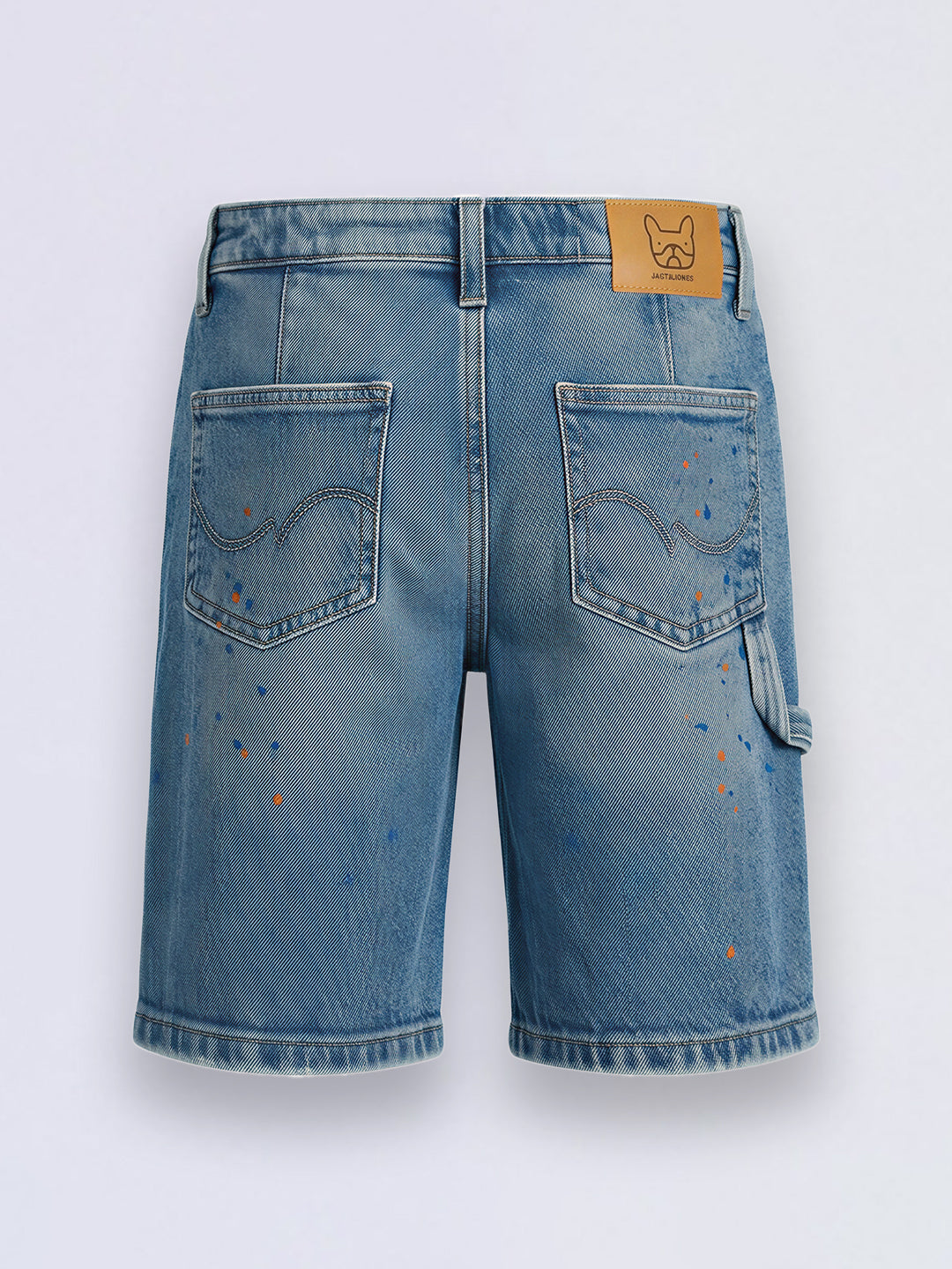 Boys Light Blue Distressed Denim Shorts
