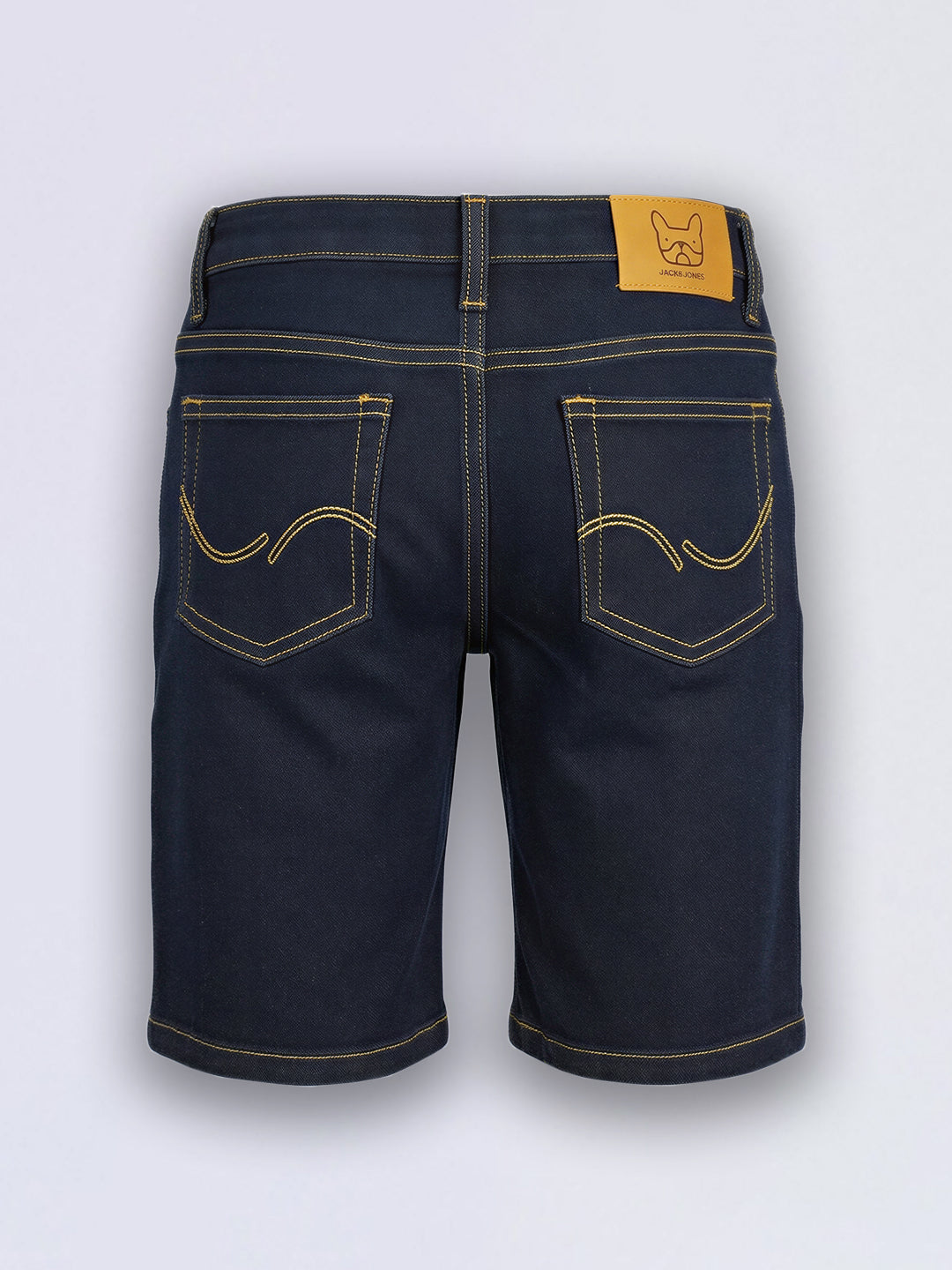 Boys Dark Blue 5 Pocket Denim Shorts