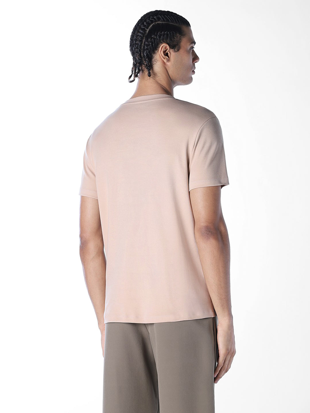 Printed Cotton Crew Neck T-shirt