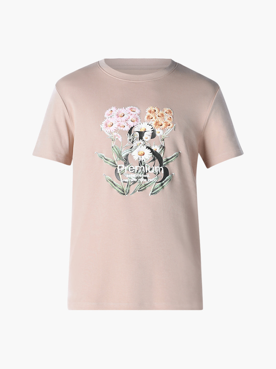 Printed Cotton Crew Neck T-shirt