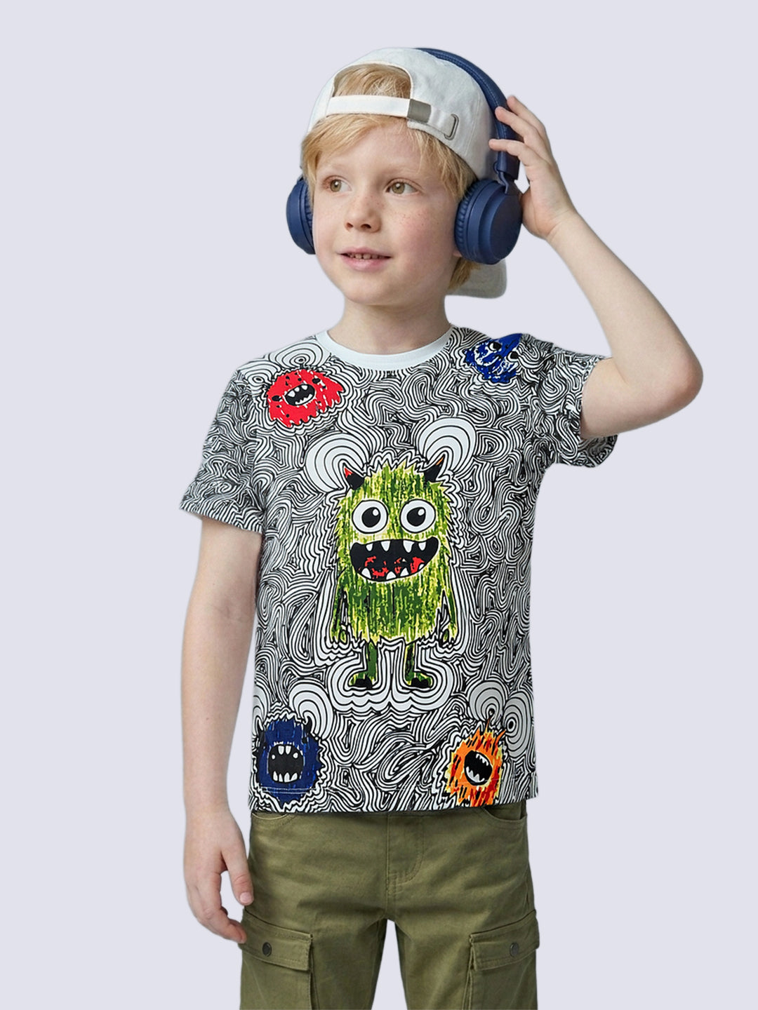 Boys Graphic Print T-shirt