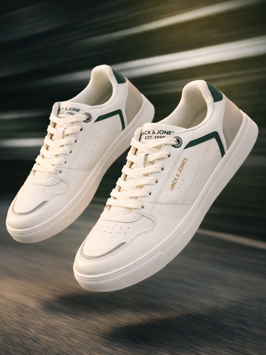PU Lace-Up Sneakers