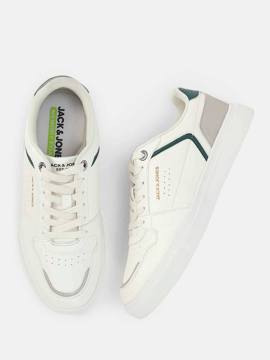 PU Lace-Up Sneakers