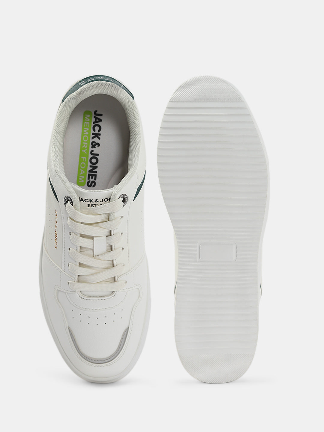 PU Lace-Up Sneakers