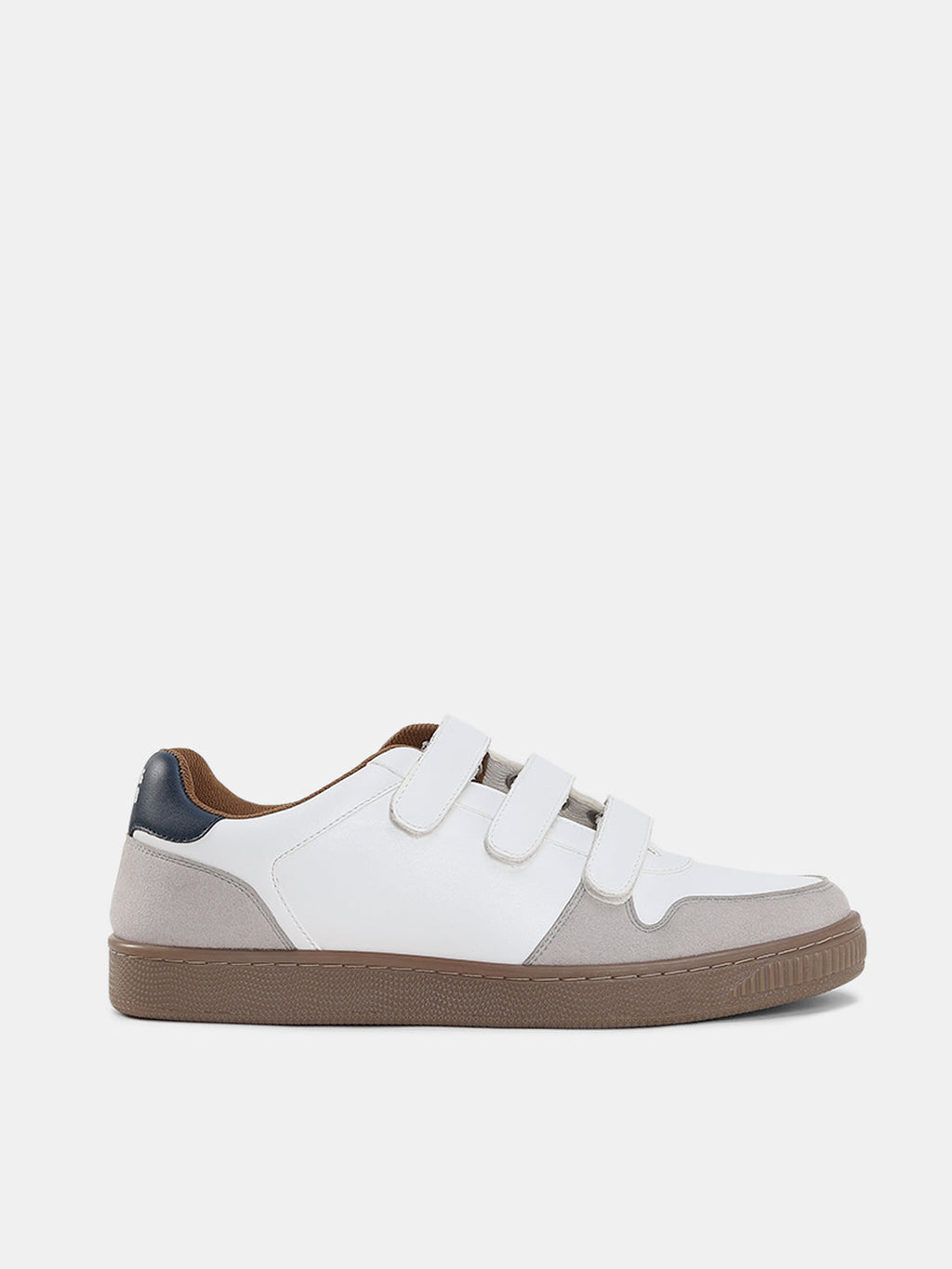 Colourblocked Velcro Strap Sneakers