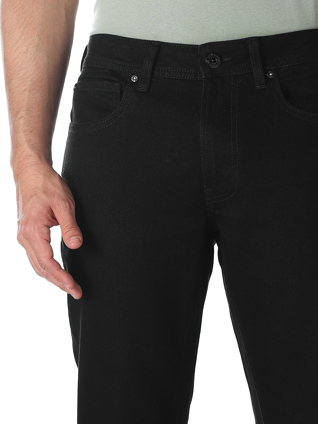 Black 5 Pocket Clark Regular Fit Jeans
