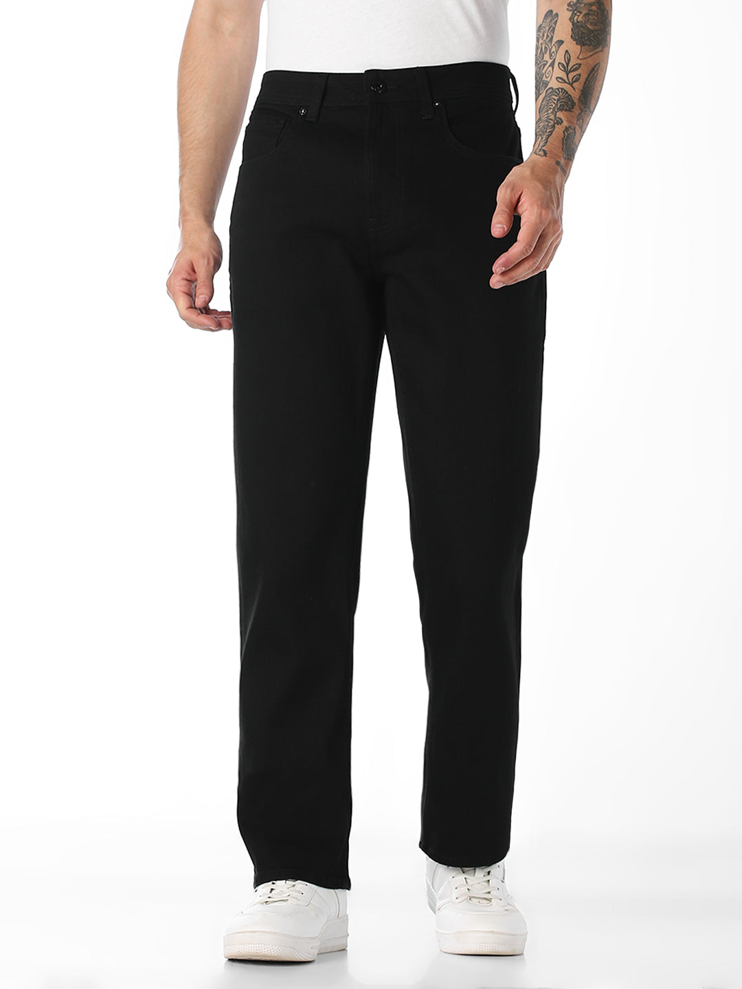 Black 5 Pocket Cliff Bootcut Jeans