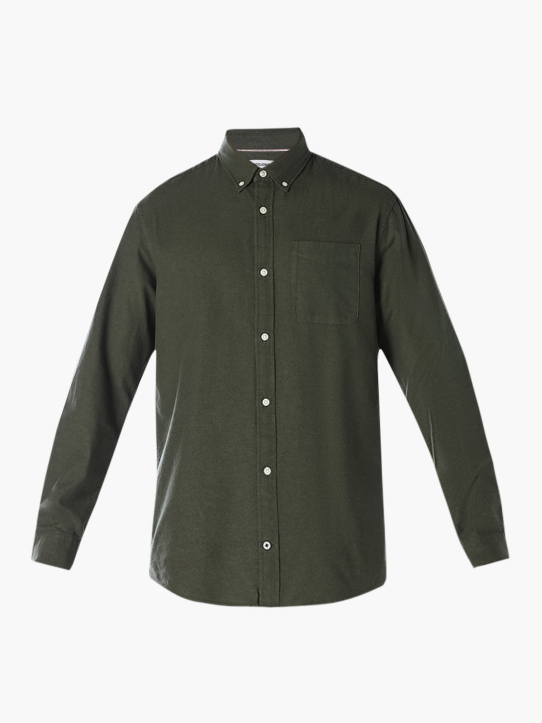 Green Organic Cotton Oxford Shirt