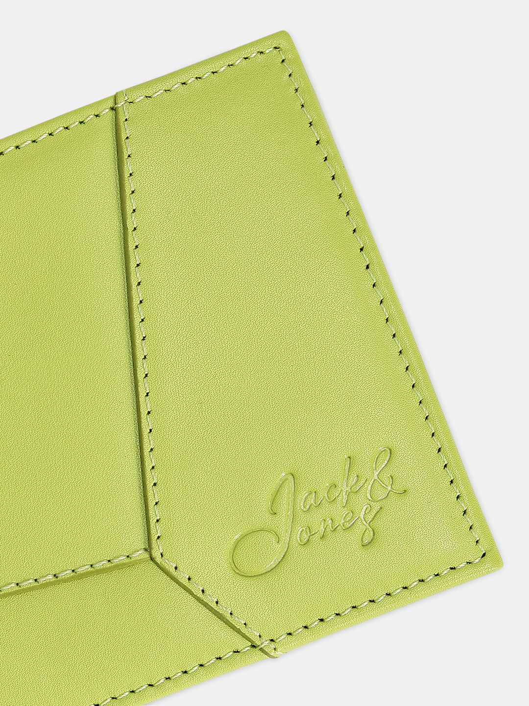 Neon Green Leather Wallet