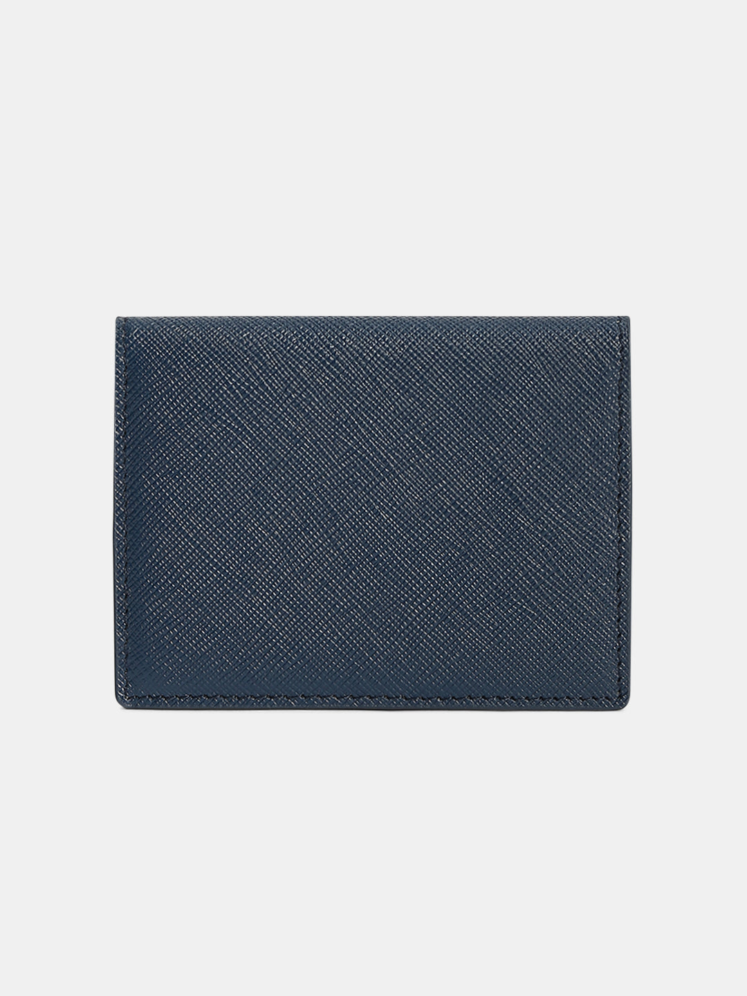 Dark Blue Premium Leather Card Holder