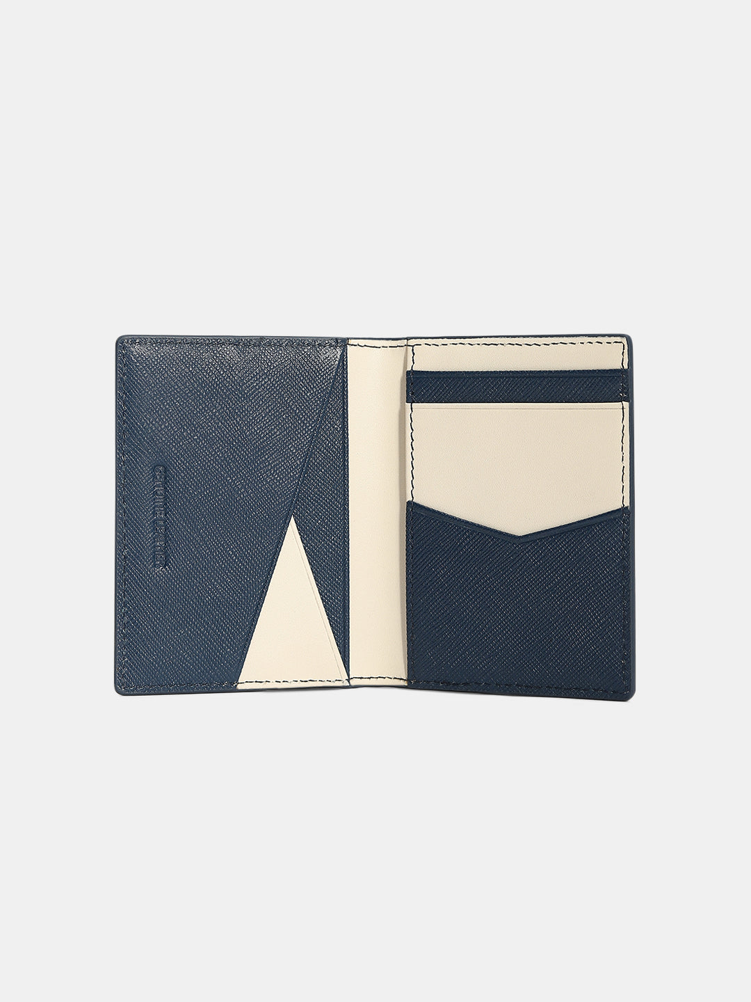 Dark Blue Premium Leather Card Holder