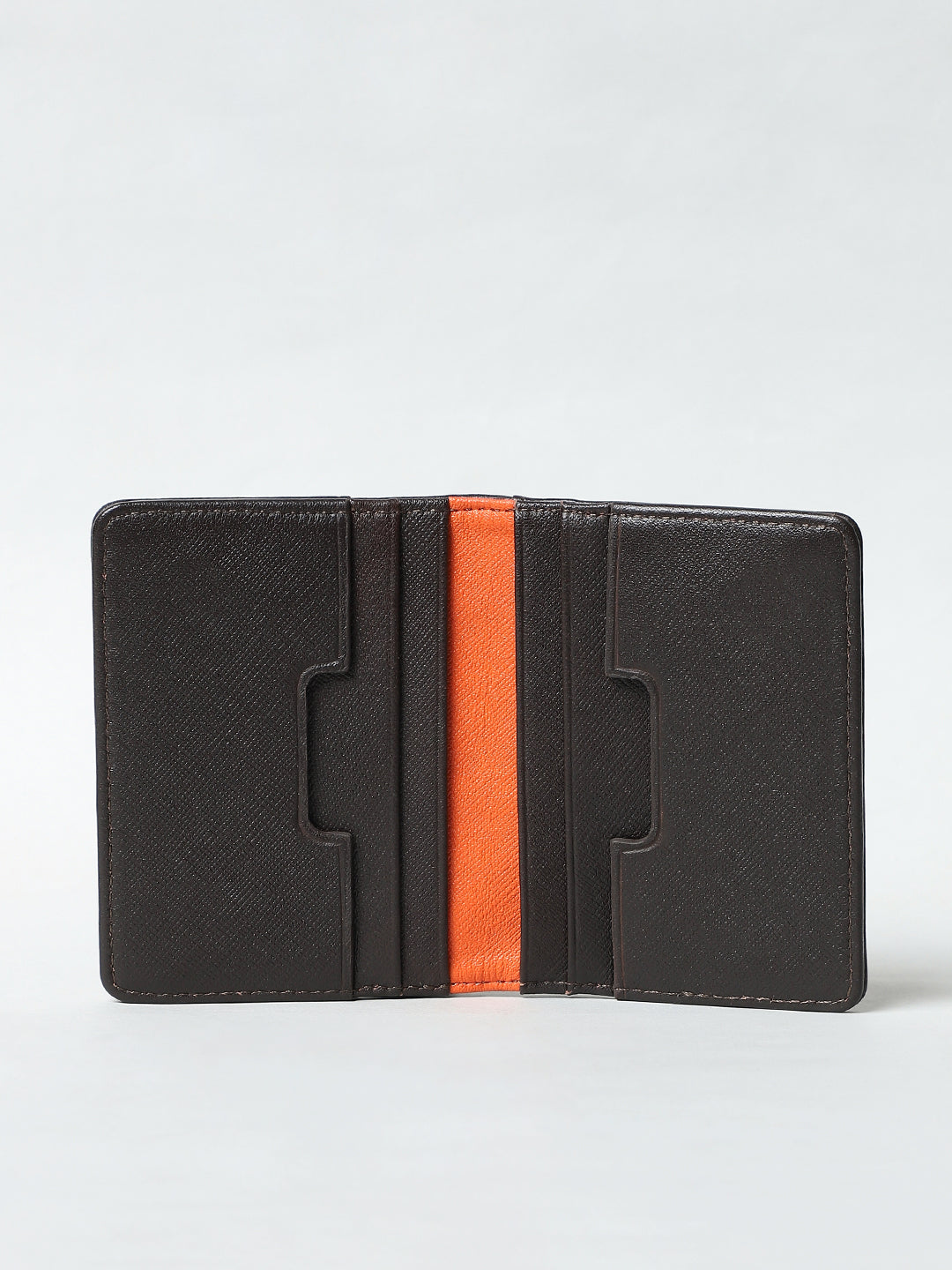 Chocolate Brown Leather Card Holder