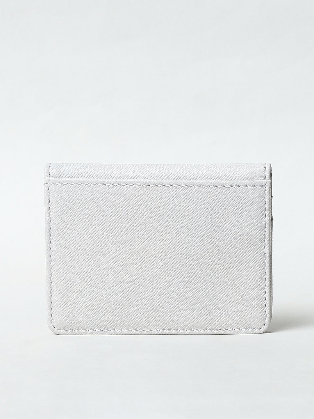 White Leather Card Holder