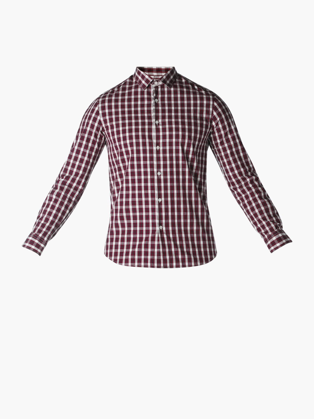 Red Check Full Sleeves Shirt