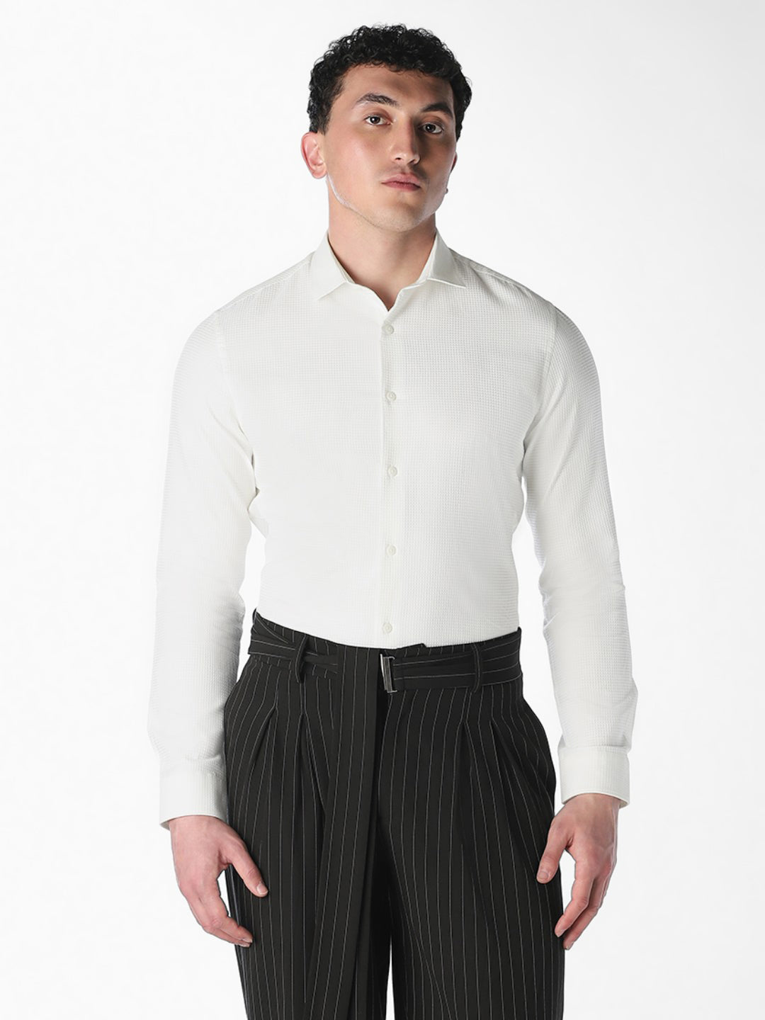 Off-White Formal Full Sleeves Shirt