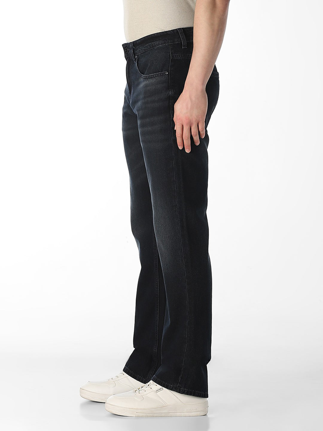 Dark Blue Cliff Bootcut Jeans