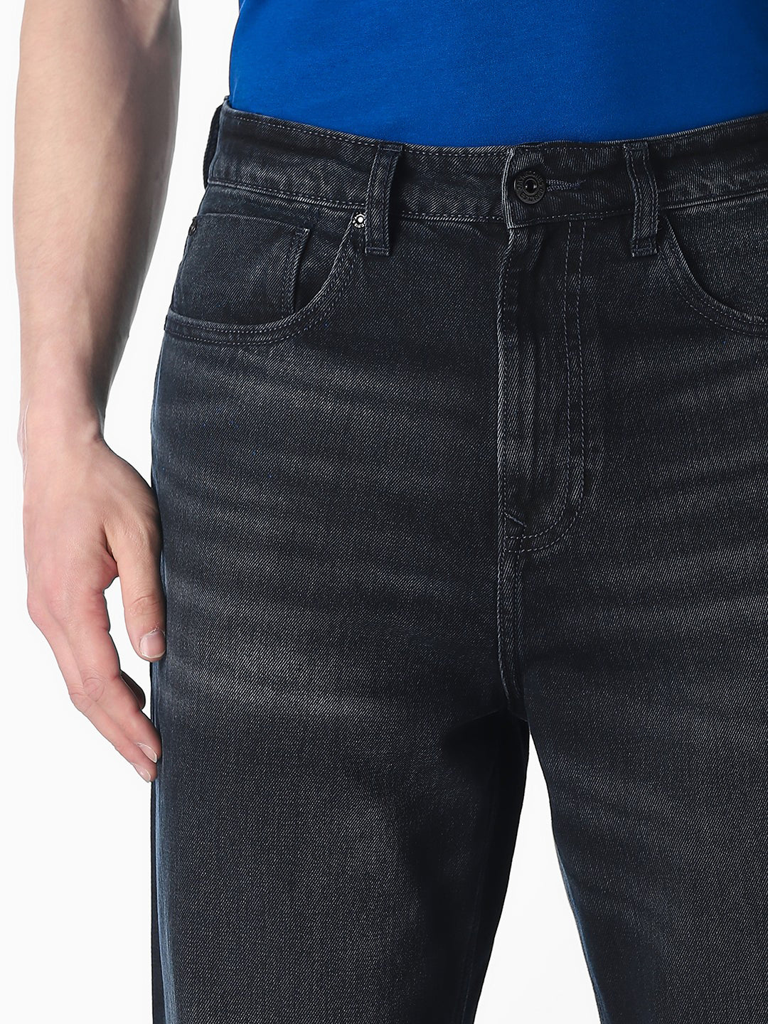 Dark Blue Dario Loose Fit Jeans