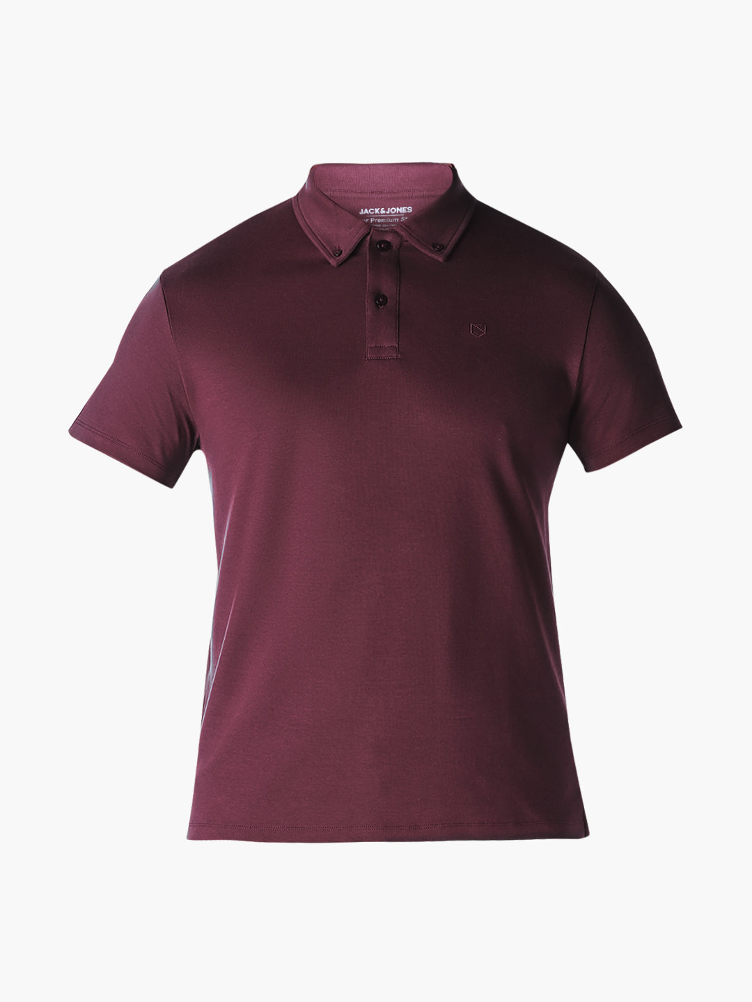 Burgundy Cotton Polo