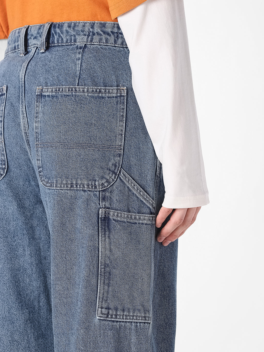 Blue Loose Fit Jeans
