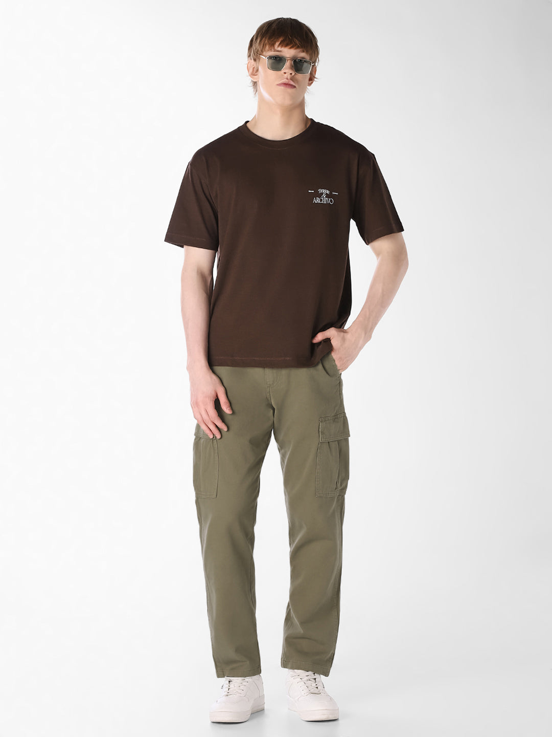 Olive Green 6 Pocket Cargos