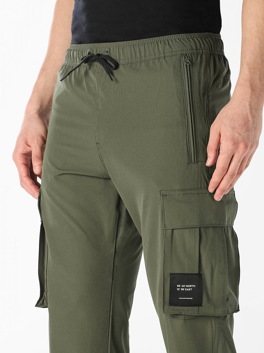 Green 6 Pocket Cargos