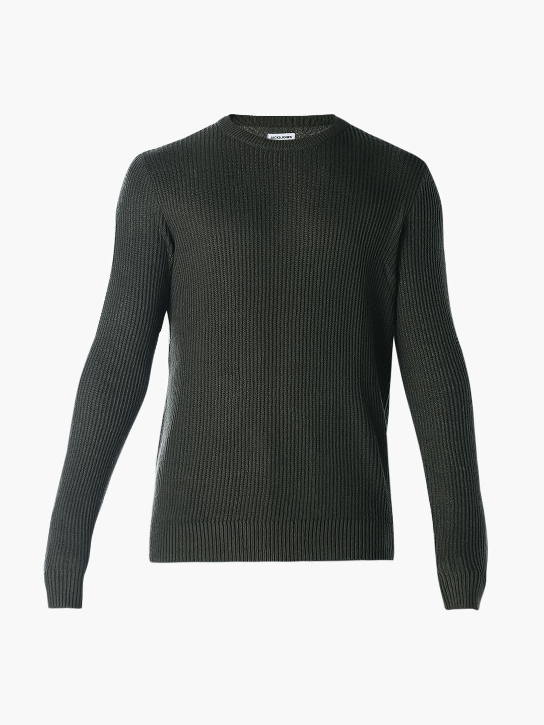 Green Jacquard Regular Fit T-shirt