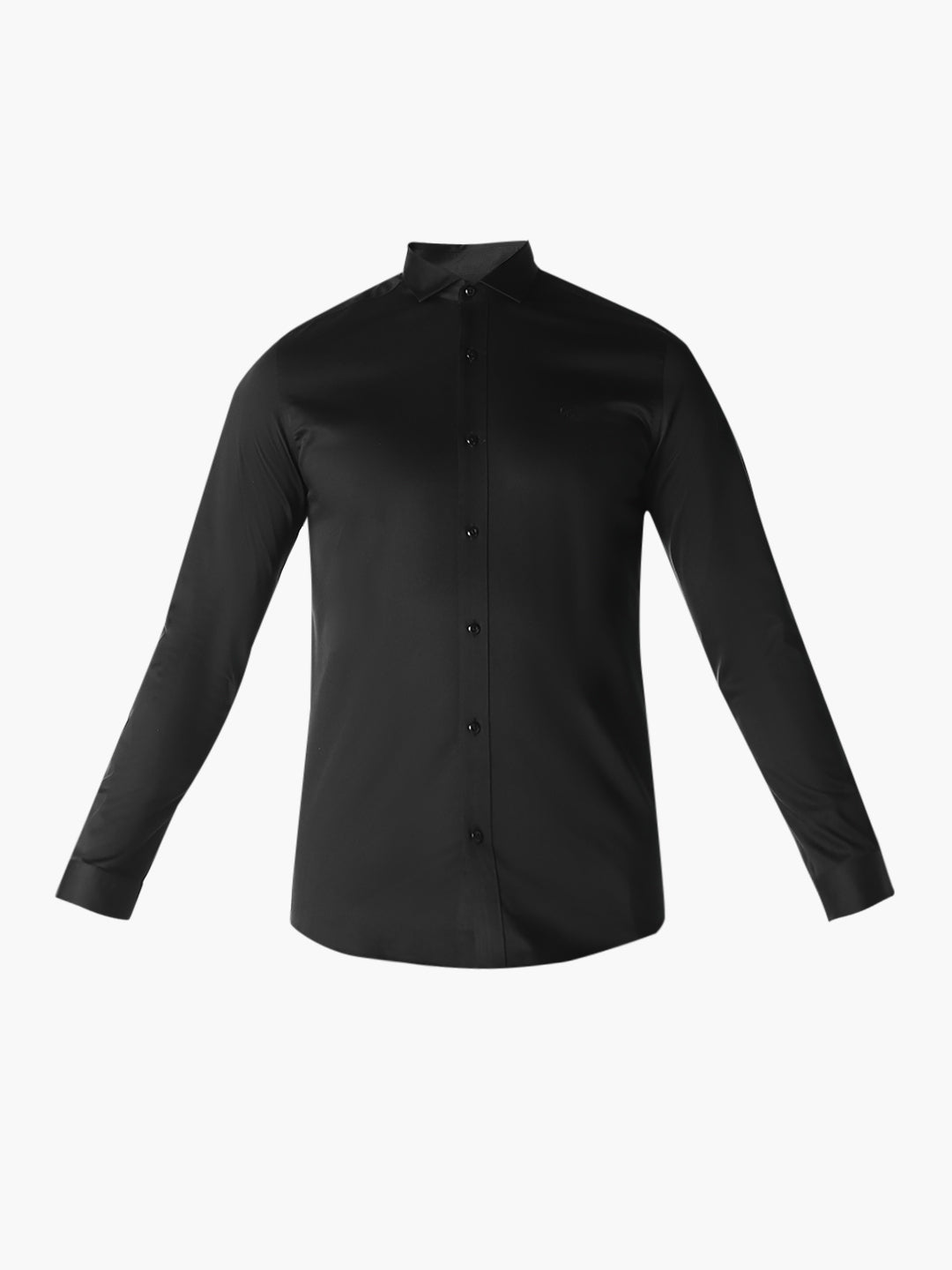 Black Slim Fit Formal Shirt