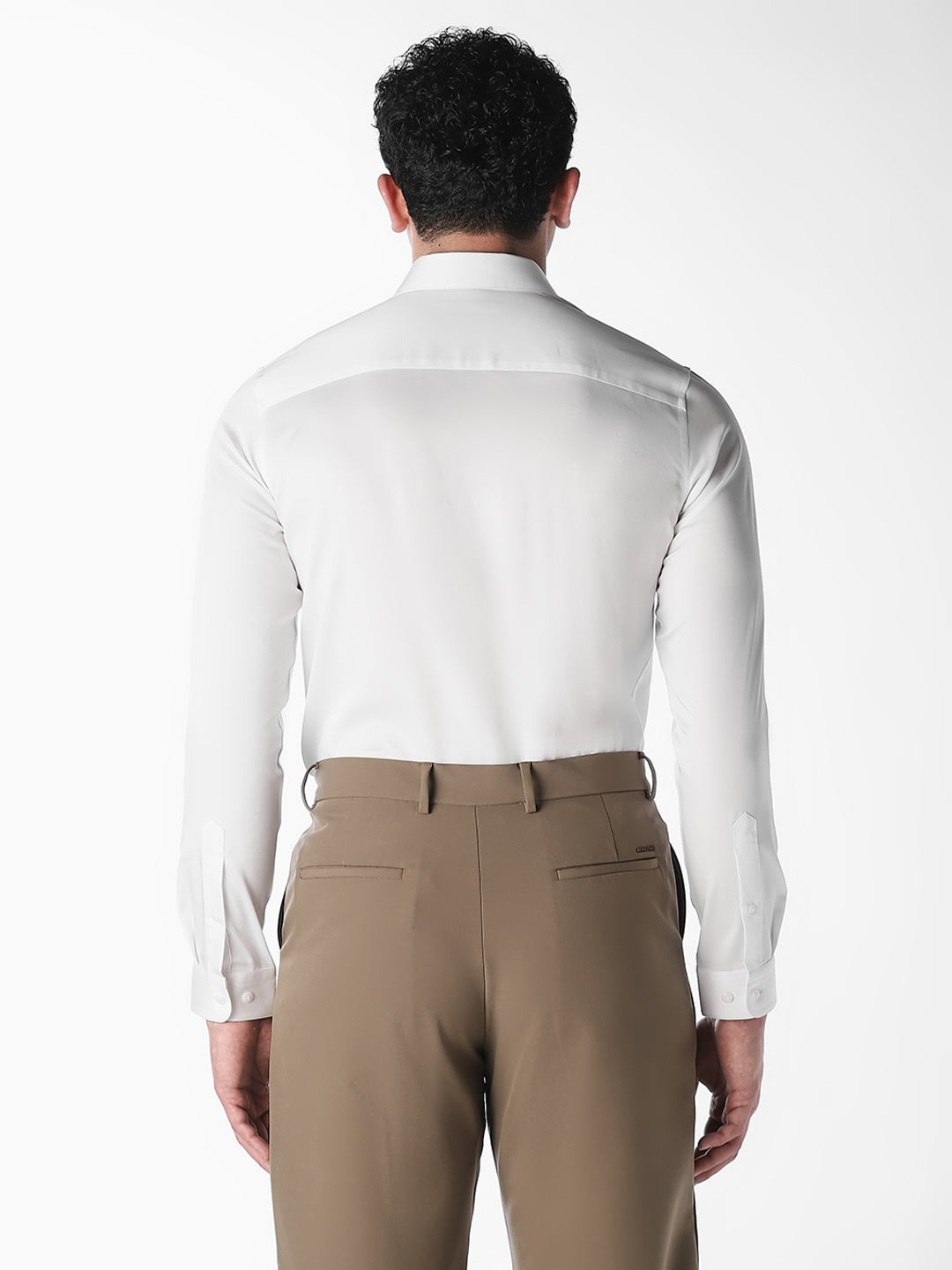 White Slim Fit Formal Shirt