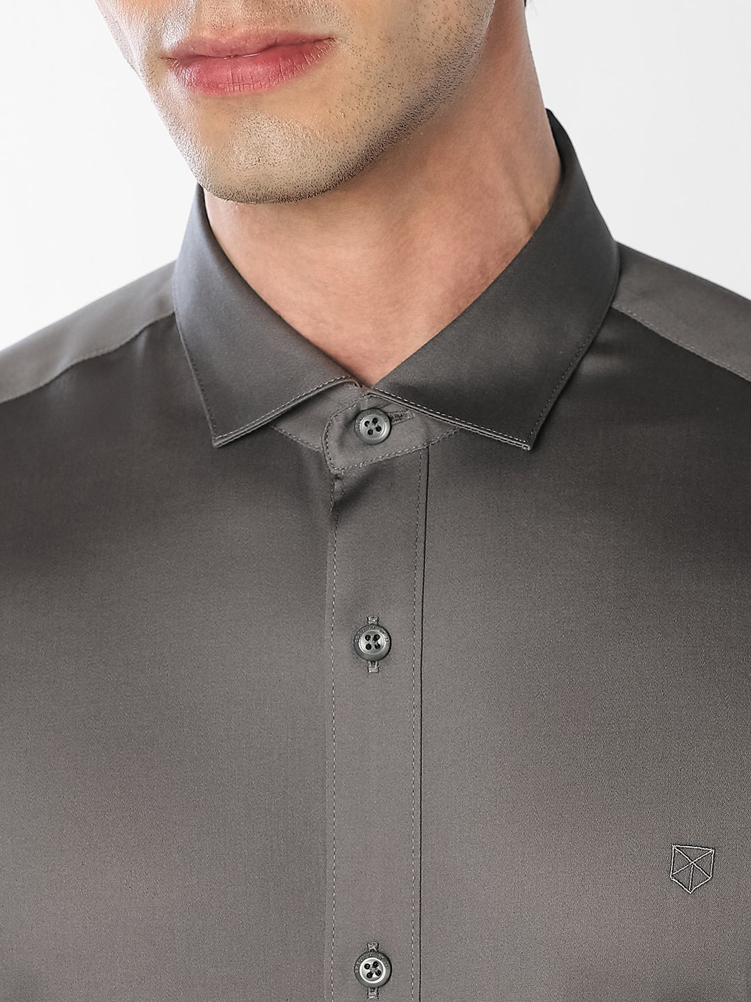Cotton Twill Slim Fit Formal Shirt