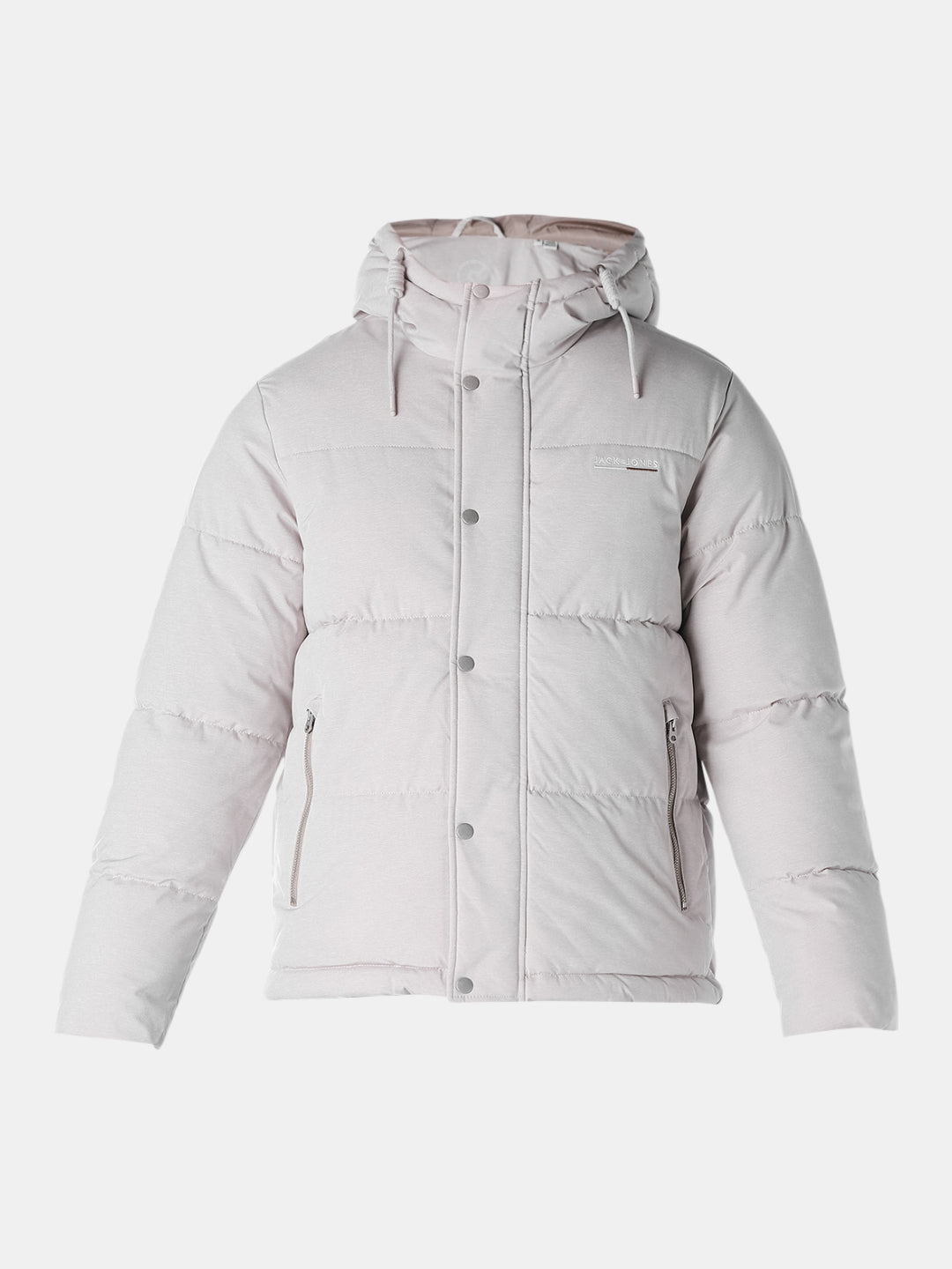 Grey Puffer Regular Fit Jacket