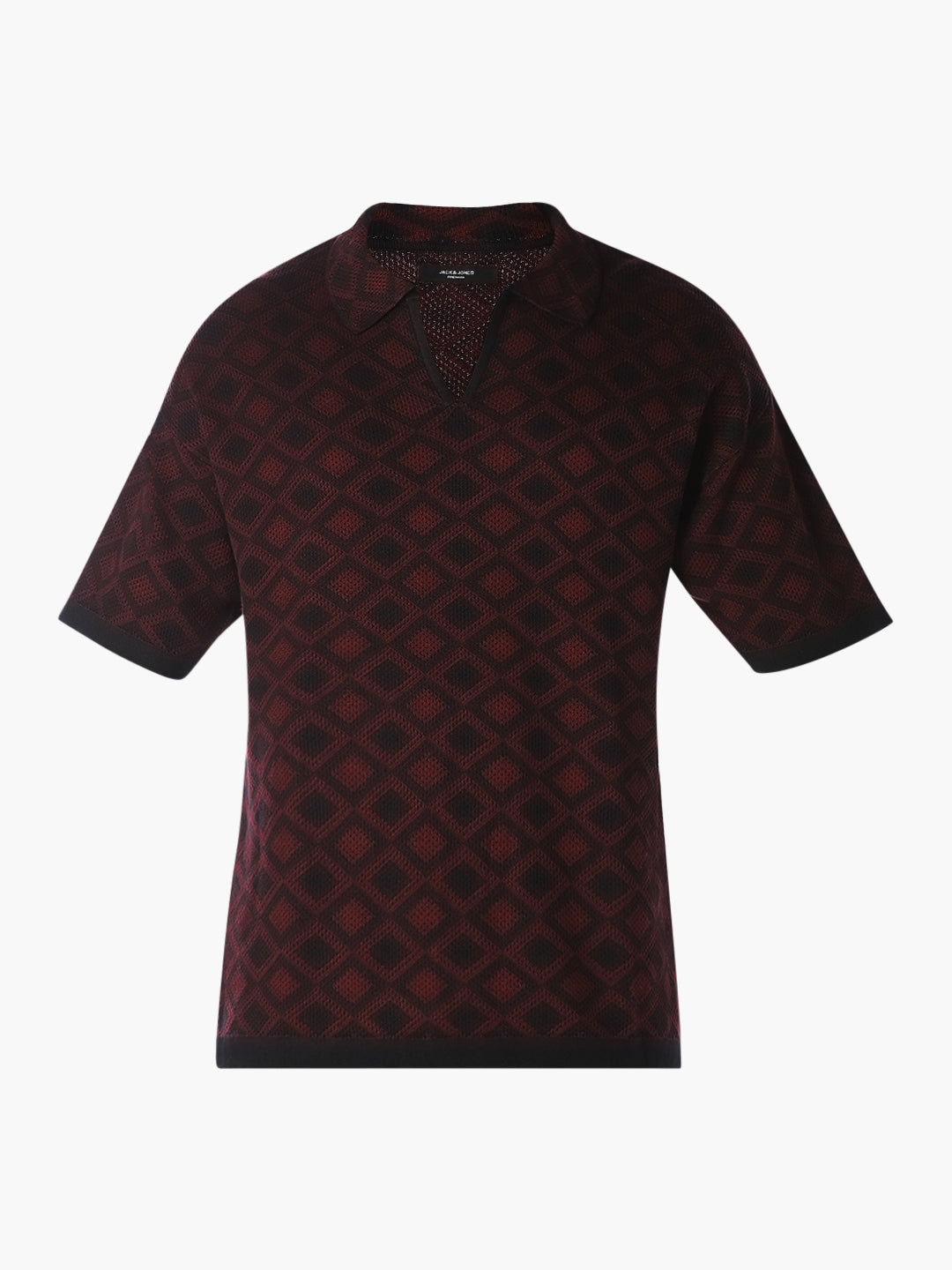 Printed Cotton Knitted Polo