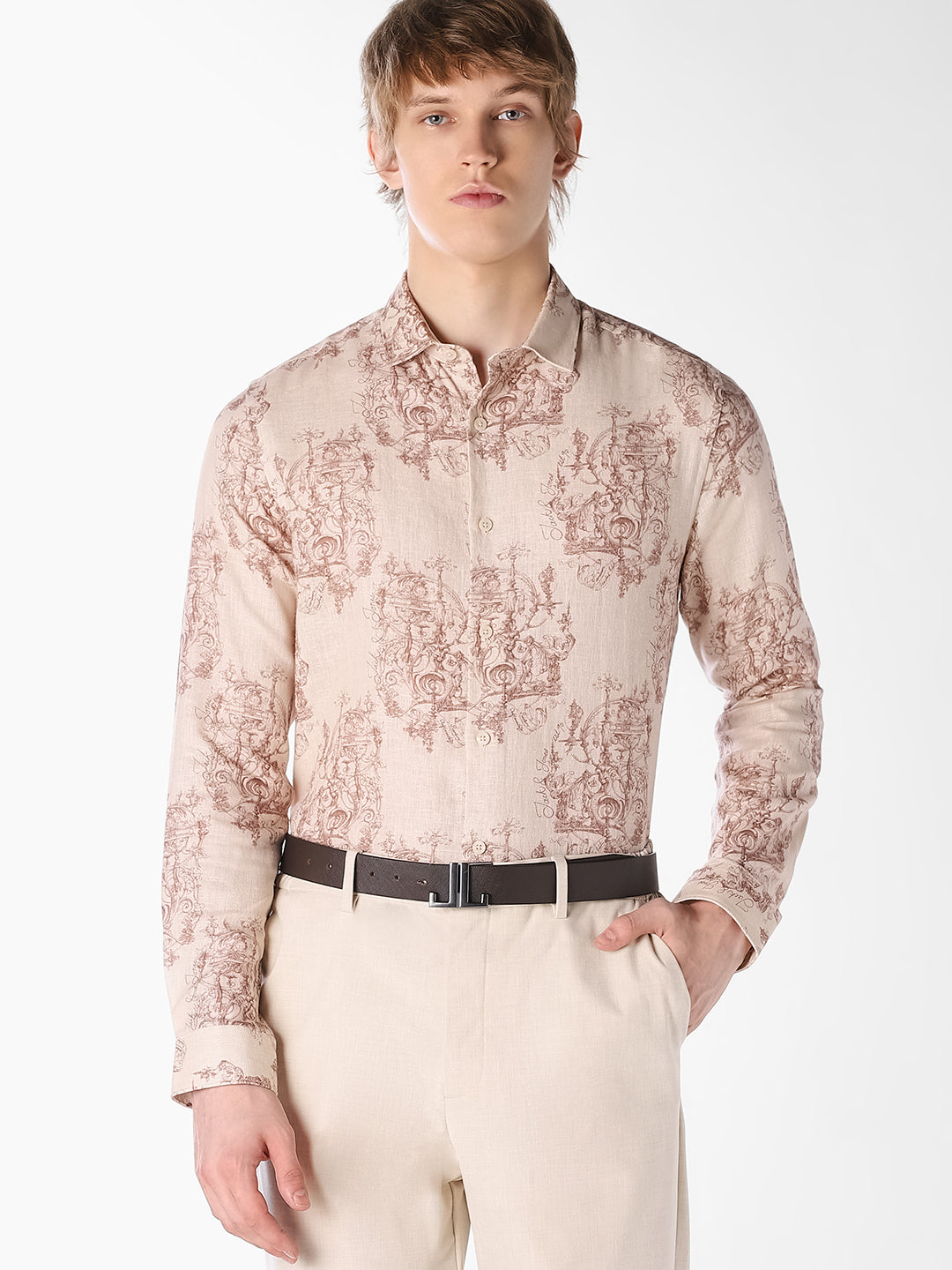Printed Slim Fit Shirt