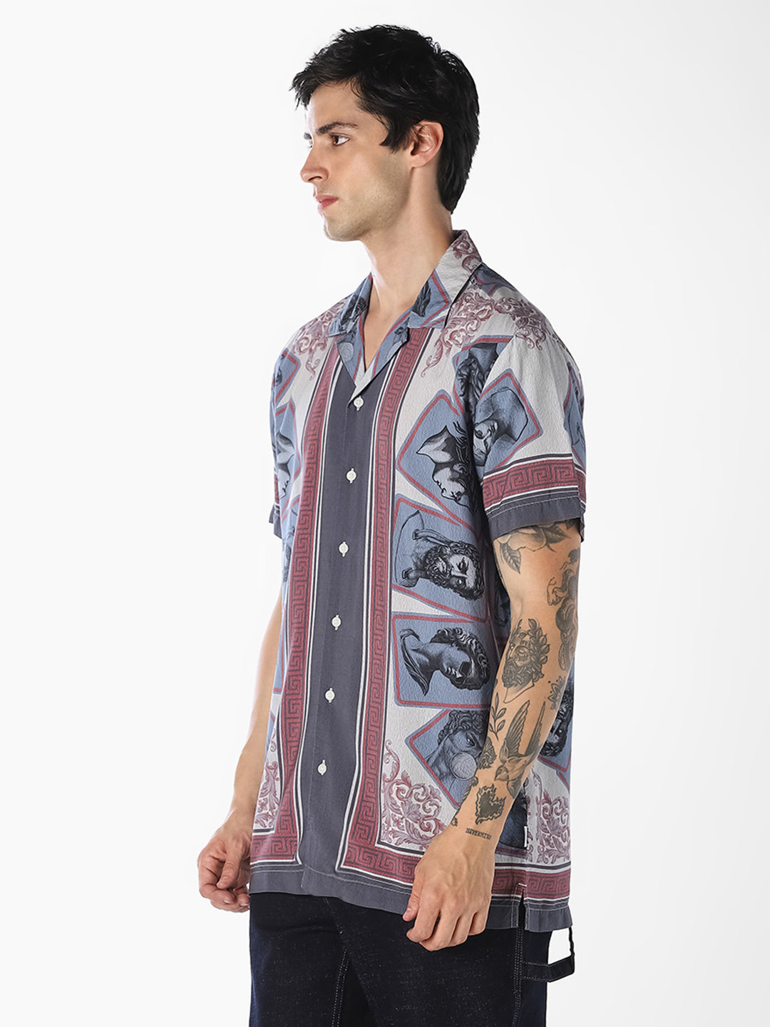 Artwork Print Resort Shirt