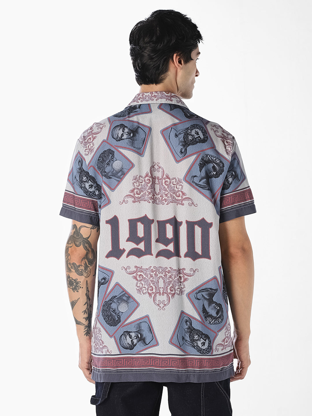 Artwork Print Resort Shirt