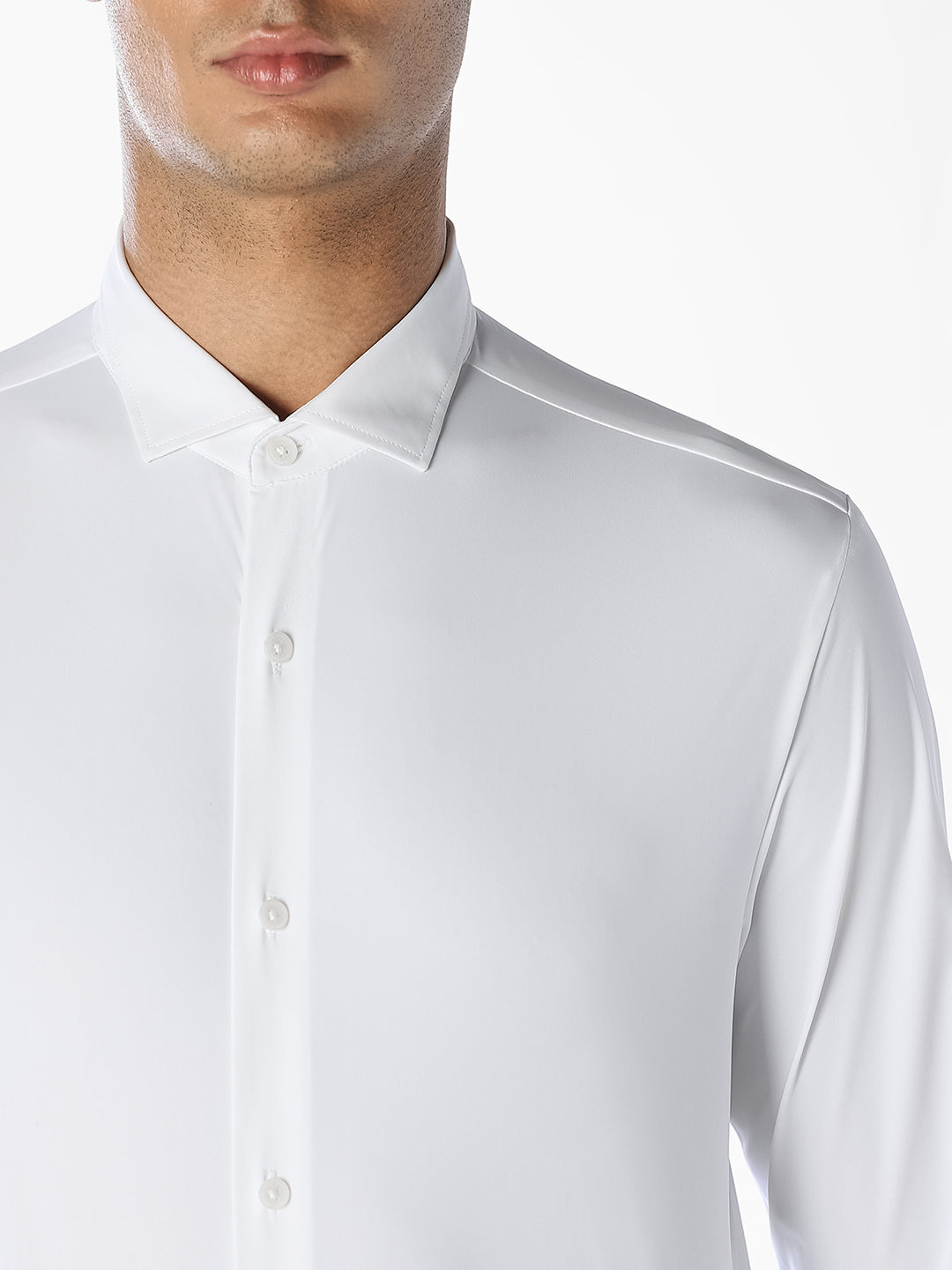White Formal Regular Fit Shirt