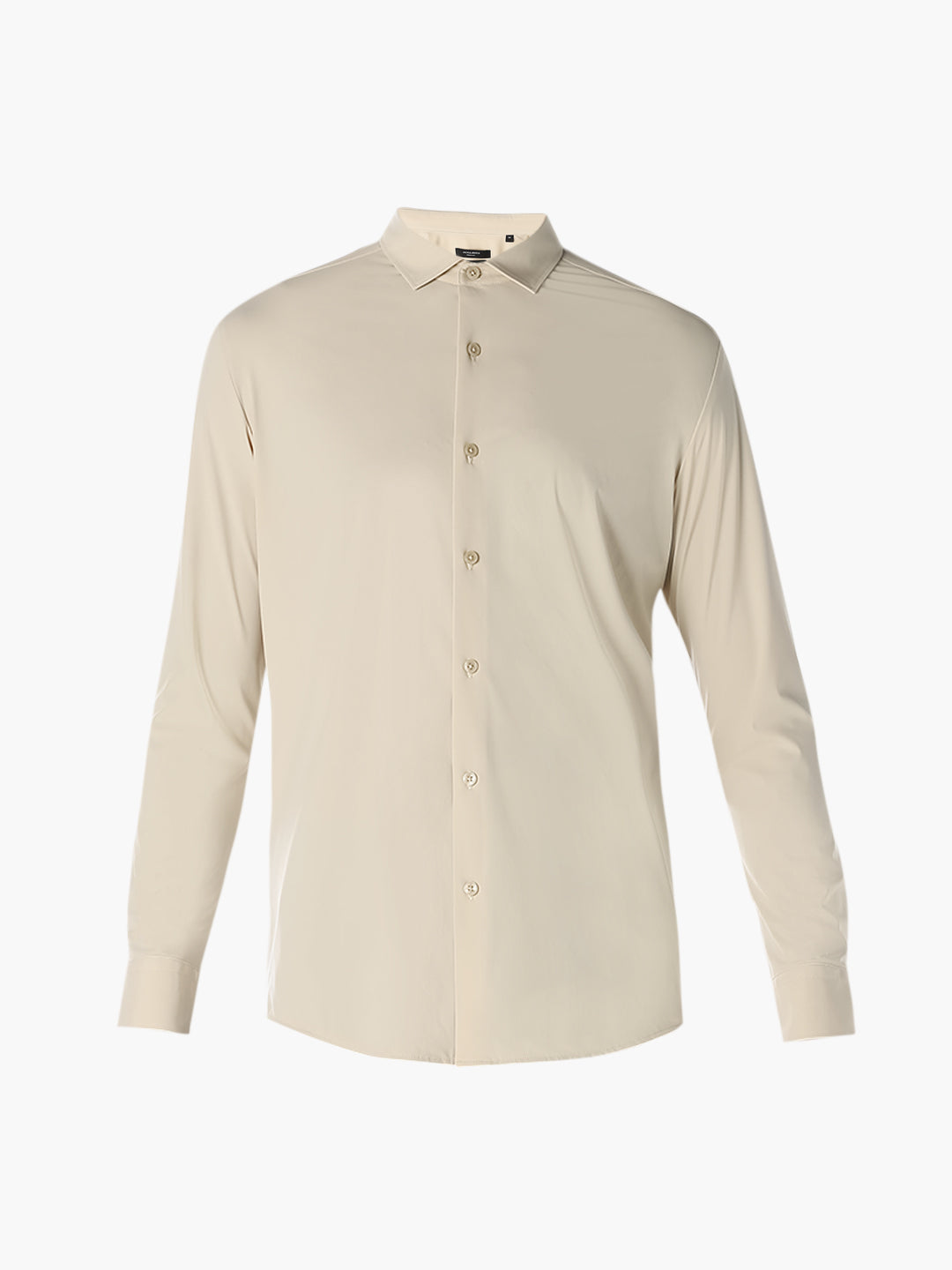 Beige Formal Regular Fit Shirt