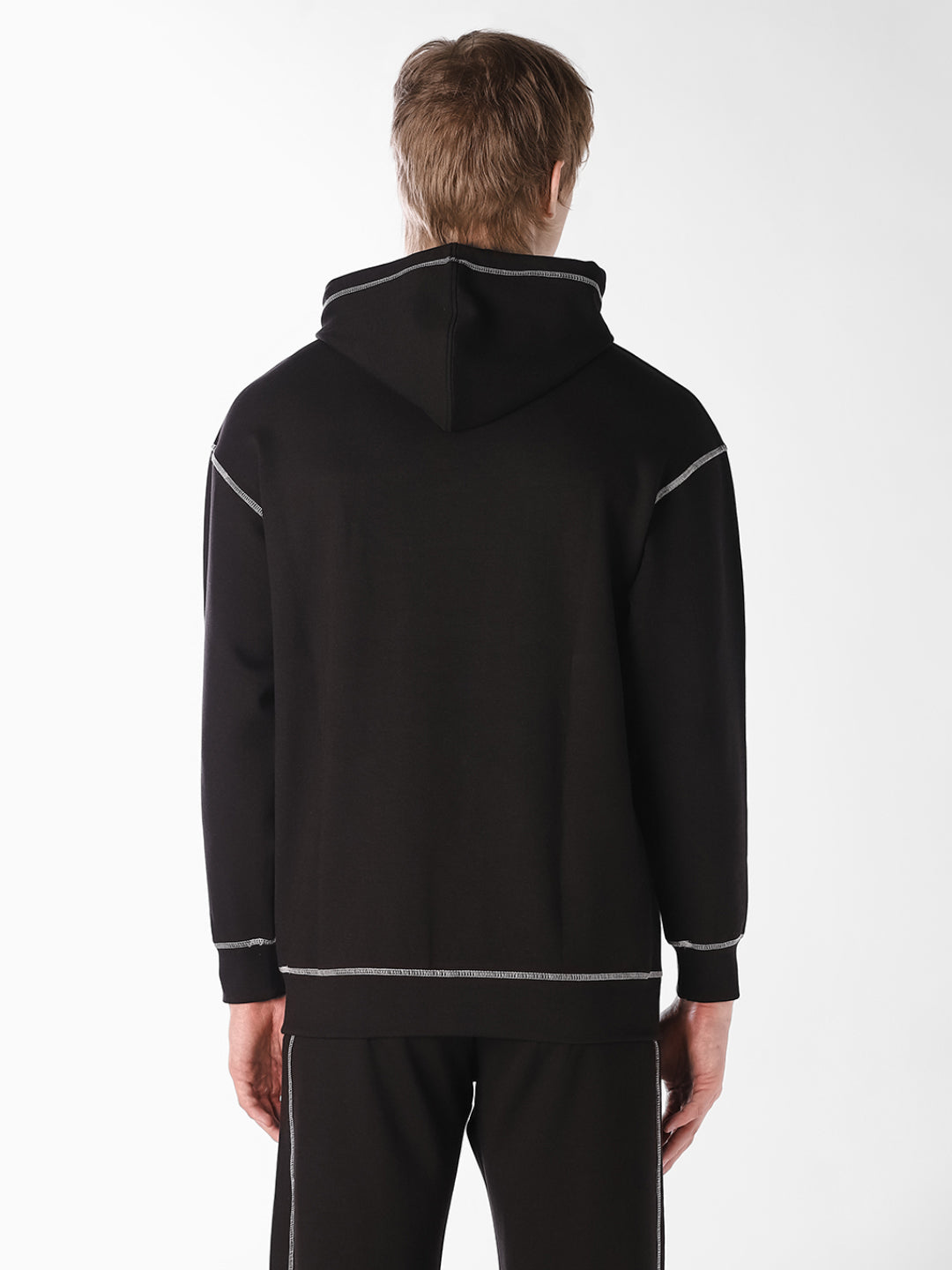 Drop Shoulder Printed Hoodie