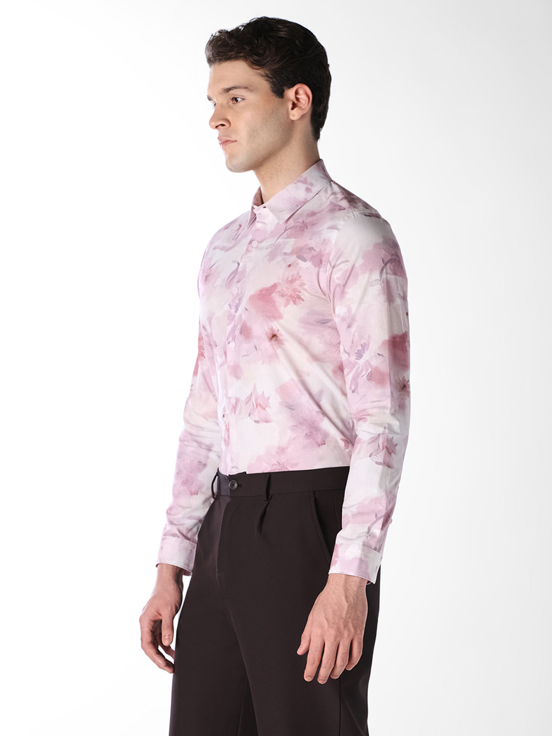 Floral Print Slim Fit Shirt
