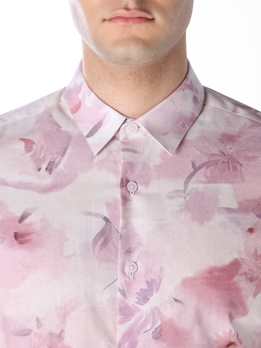 Floral Print Slim Fit Shirt