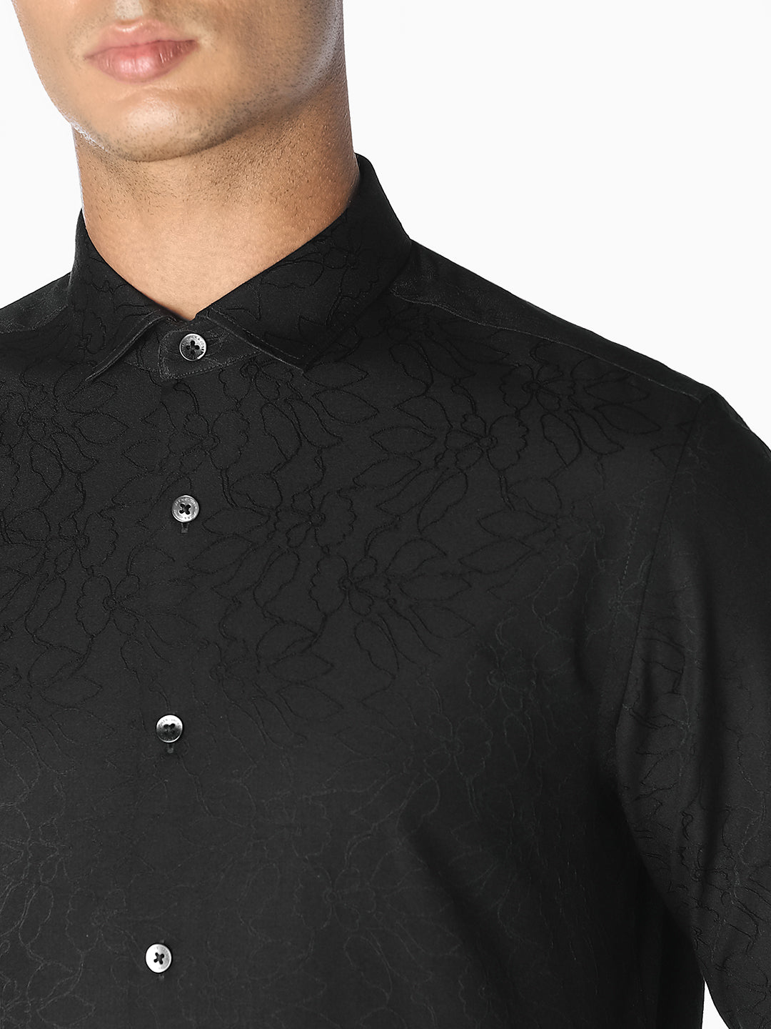 Dobby Textured Formal Shirt