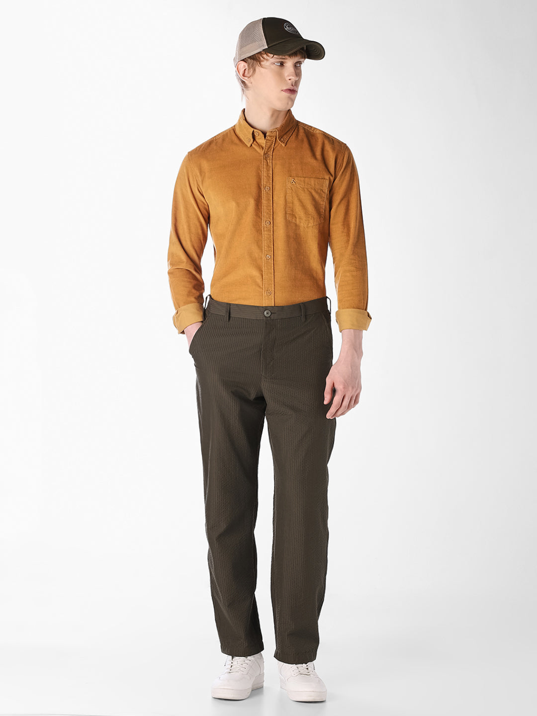 Brown Cotton Shirt