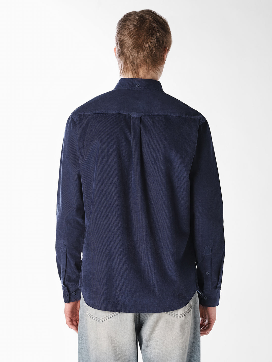 Dark Blue Cotton Shirt