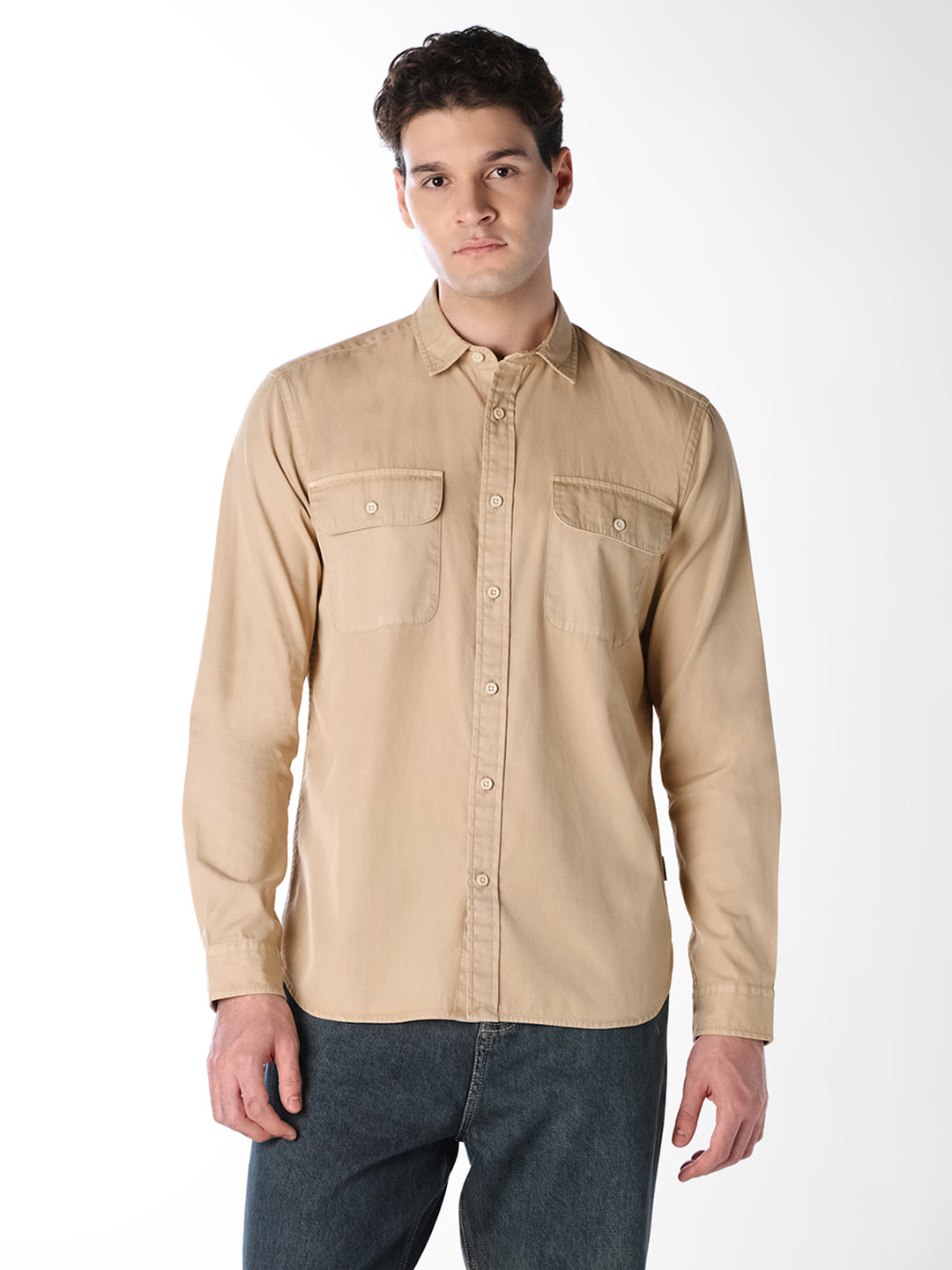 Patch Pocket Full Sleeves Shirt