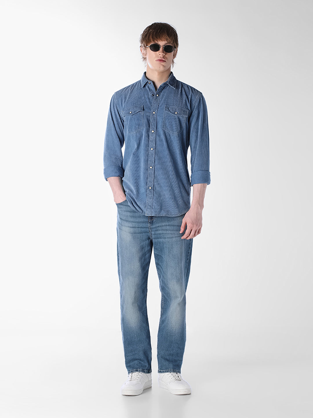 Blue Denim Oversized Shirt